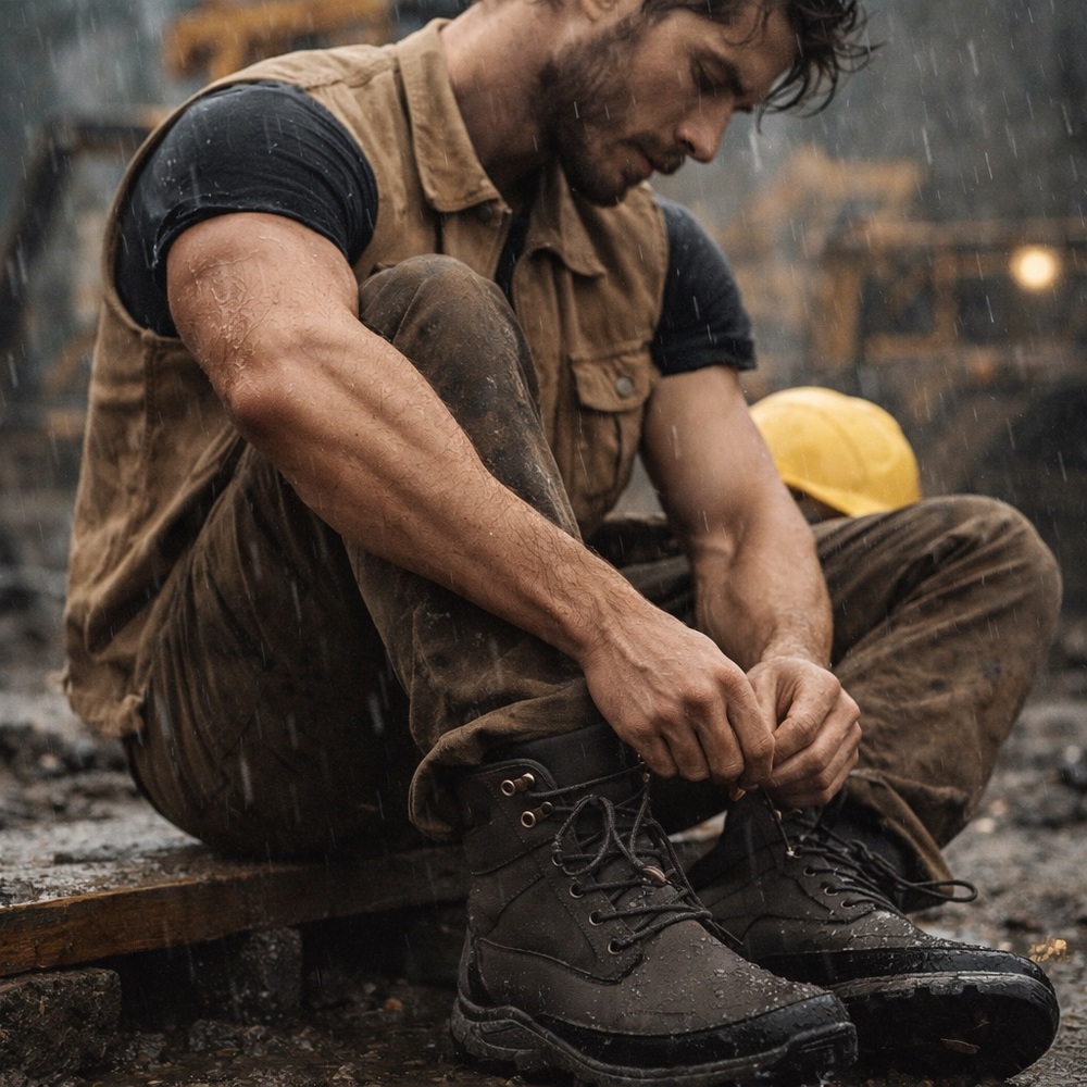 Weatherproof Men’s Waterproof Work Boots – Size 12 SKU WP-12-NB